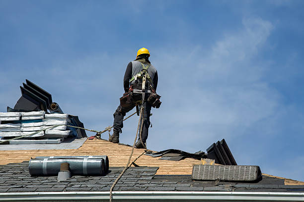 Professional Metal Roofing technician working in Portland, ND
